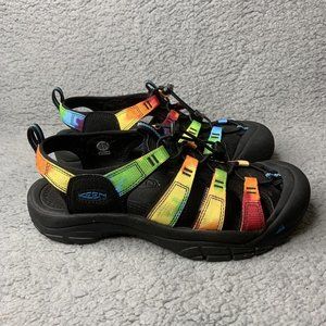 KEEN Newport Retro Original Sandals Shoes Women Rainbow Tie Dye 1018822 Size 11
